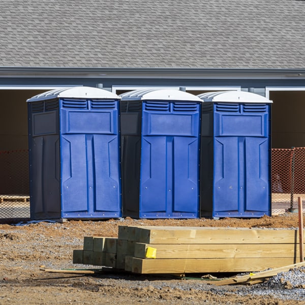 are there any restrictions on what items can be disposed of in the porta potties in St Vrain NM